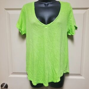 Polo Ralph Lauren V Neck Short Sleeve  Women's T-shirt Sz L